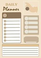 Planner  plan calendar.Flat search string Review task list RGB color icon. Analyzing data. Checklist. Research text. Search information. Isolated vector illustration.
