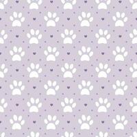 Cats Animals Seamless Pattern Design with Cat Element in Template Hand Drawn Cartoon Flat Illustration vector