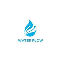 water flow logo vector