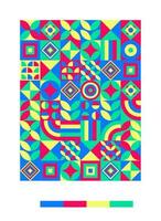 art, background, banner, circle, color, colorful, composition, contemporary, cover, creative, cube, decoration, decorative, design, element, elements, funky, geometric, geometric abstract vector