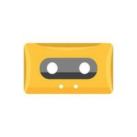 retro music cassette isolated icon vector