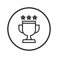 trophy icon vector icon trophy winner