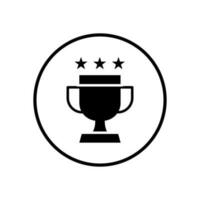 trophy icon vector icon trophy winner