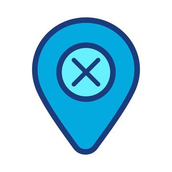 Deadlock Icon. Not Accurate Position.isolate on white background vector