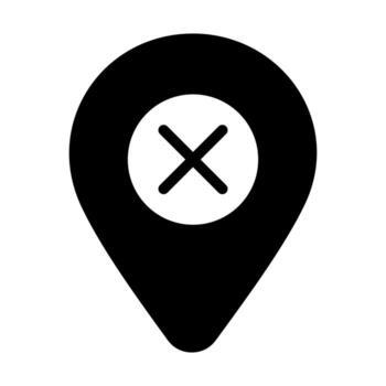 Deadlock Icon. Not Accurate Position.isolate on white background vector