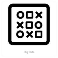 Big Data and technology icon concept vector