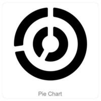 Pie Chart and diagram icon concept vector