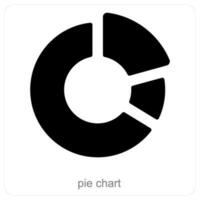 Pie Chart and diagram icon concept vector