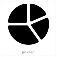 Pie Chart and diagram icon concept vector