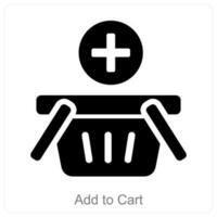 Add To Cart icon concept vector