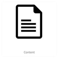 content and editing icon concept vector