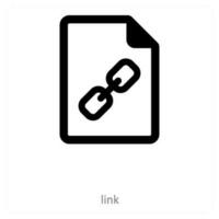 link and chain icon concept vector