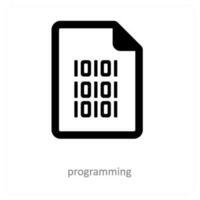 programming and coding icon concept vector