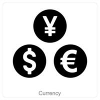 Currency and conversion icon concept vector