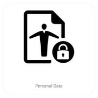 personal data and gdpr vector