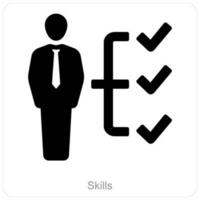 Skills and business icon concept vector