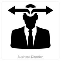 Business Direction and way icon concept vector