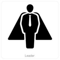 Leader and manager icon concept vector