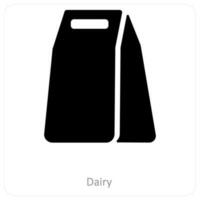 Dairy and notepad icon concept vector