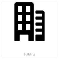 Building and apartment icon concept vector