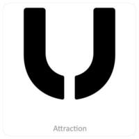 Attraction and customer icon concept vector