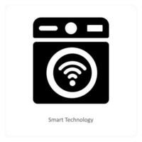 smart technology and connection icon concept vector