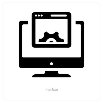 Interface and ui icon concept vector