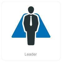 Leader and manager icon concept vector