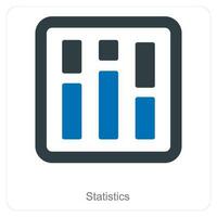 Statistics and Analysis icon concept vector