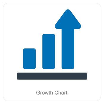 grafico gráfico y diagrama icono concepto vector