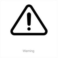 Warning and alert icon concept vector