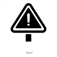 Alert and warning icon concept vector