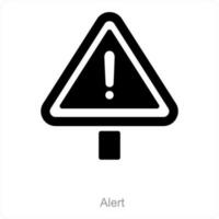 Alert and warning icon concept vector
