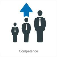 Competence and profile icon concept vector