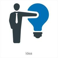 Idea and creativity icon concept vector