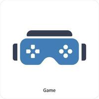 VR Gaming and reality icon concept vector