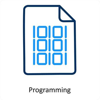 programming and coding icon concept vector