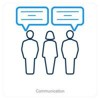 Communication and business icon concept vector