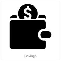 Savings and finance icon concept vector