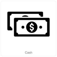 Cash and money icon concept vector