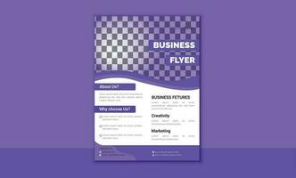 Modern Business Flyer Design Template vector