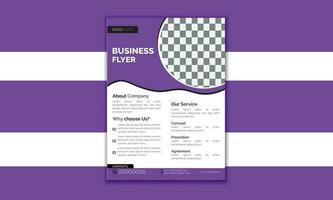 Modern Business Flyer Design Template vector