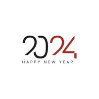 2024 New Year logo. 2024 calendar design elements elegant contrast numbers layout. Template with number. Christmas banner, card, poster, holiday cover. Vector Modern Xmas design in style.