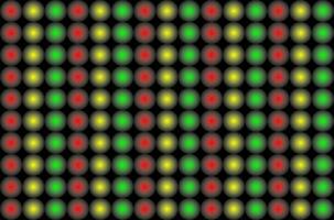 pattern with dots red yellow green vector