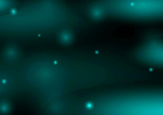 abstract background with green light