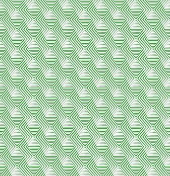 Seamless Geomatric vector background Pattern in green