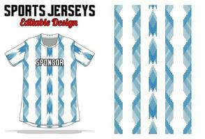 jersey design for sport uniform vector