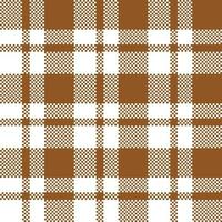 Tartan Seamless Pattern. Classic Scottish Tartan Design. Traditional Scottish Woven Fabric. Lumberjack Shirt Flannel Textile. Pattern Tile Swatch Included. vector