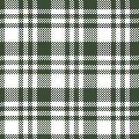 Plaid Pattern Seamless. Classic Plaid Tartan Traditional Scottish Woven Fabric. Lumberjack Shirt Flannel Textile. Pattern Tile Swatch Included. vector