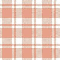 Plaid Pattern Seamless. Classic Scottish Tartan Design. Traditional Scottish Woven Fabric. Lumberjack Shirt Flannel Textile. Pattern Tile Swatch Included. vector